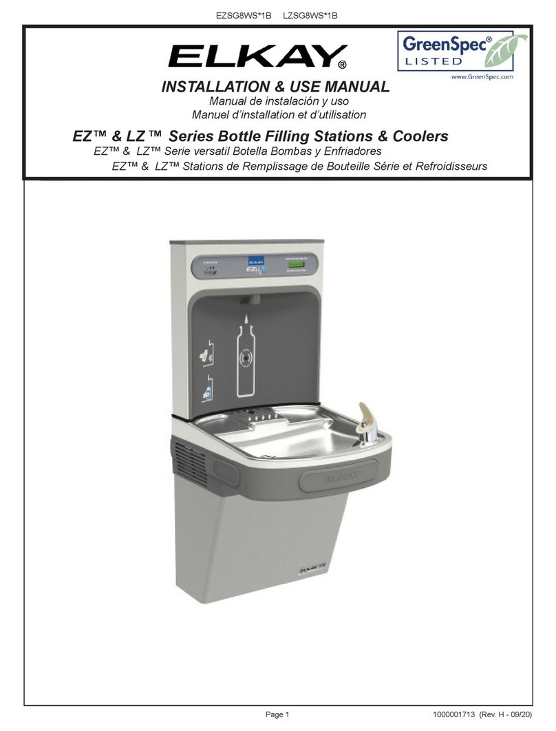 Elkay LZSG8WS 1B Series Instructions for use