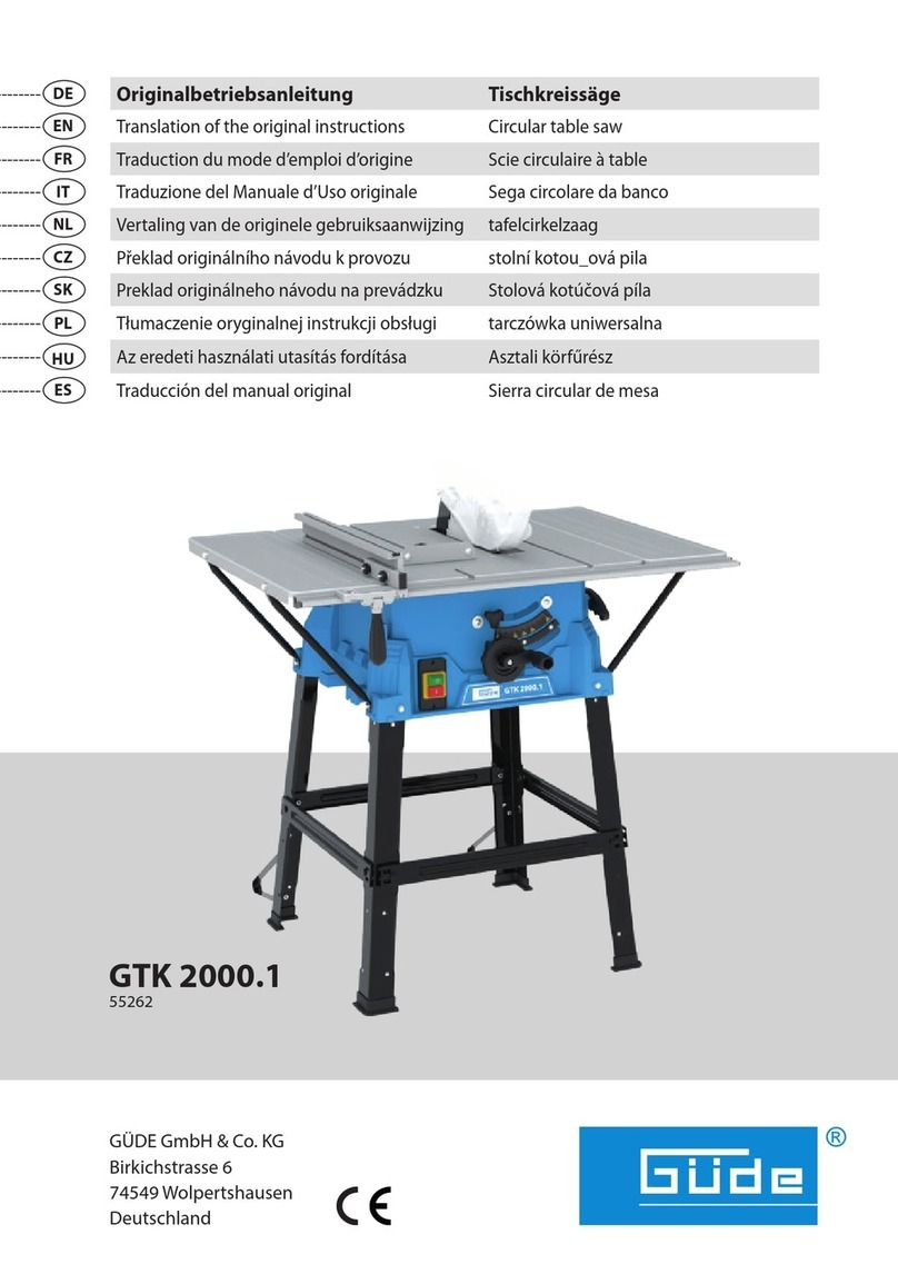 Gude GTK 2000.1 User manual