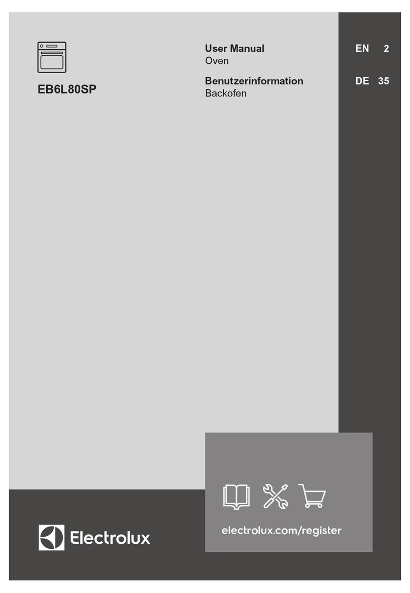 Electrolux EB6L80SP User manual