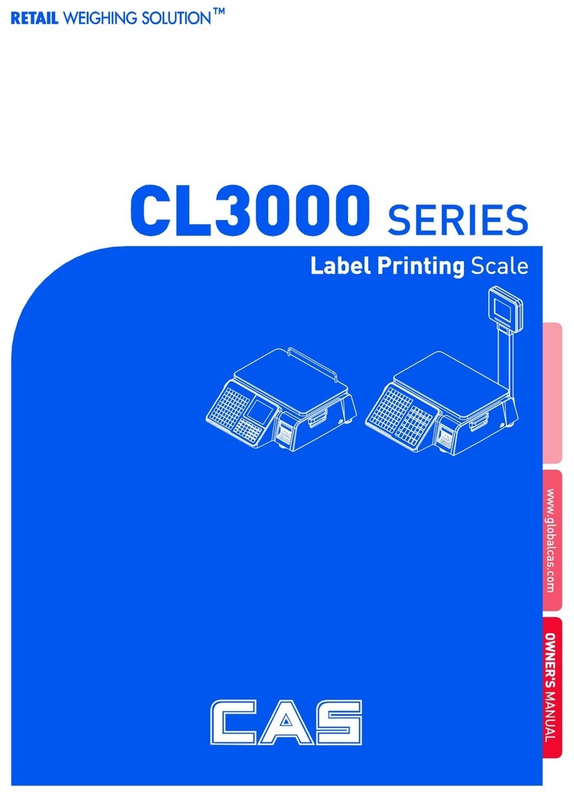 CAS CL-3000 Series User manual