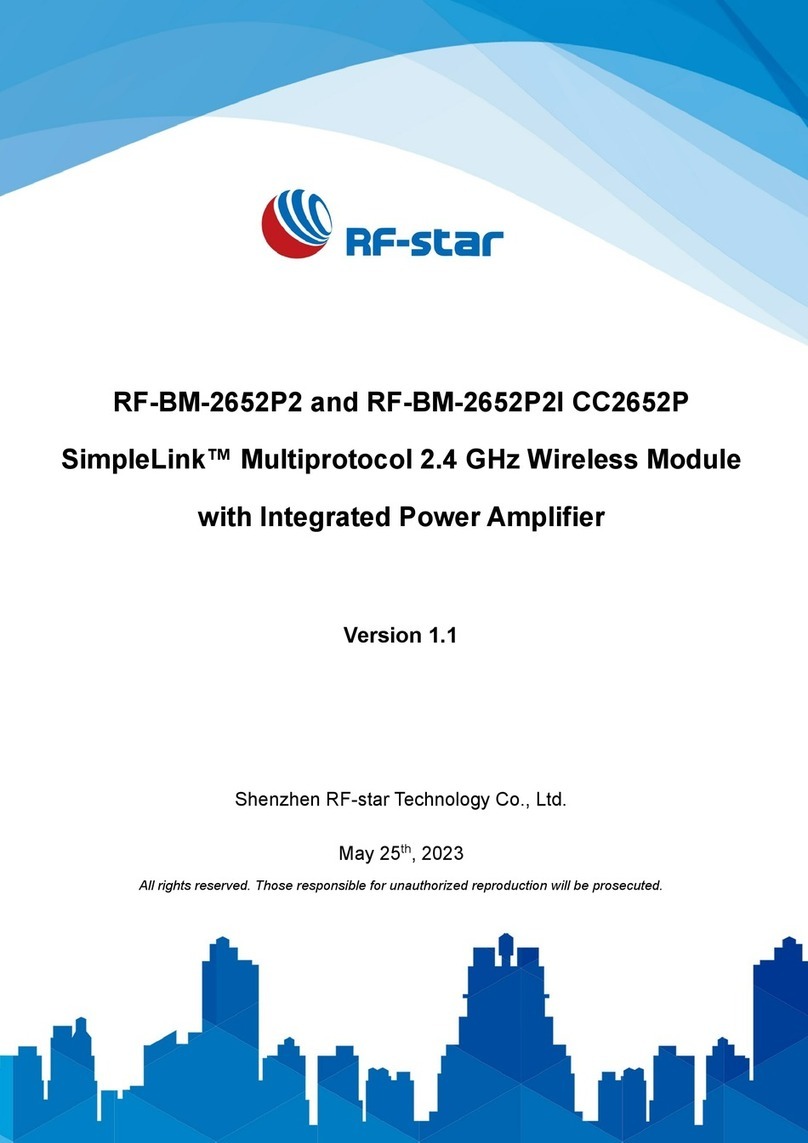 RF-Star RF-BM-2652P2 User manual RF-Star RF-BM-2652P2 User manual