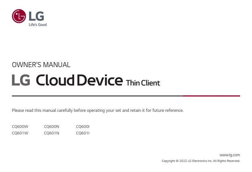 LG Cloud Device User manual LG Cloud Device User manual