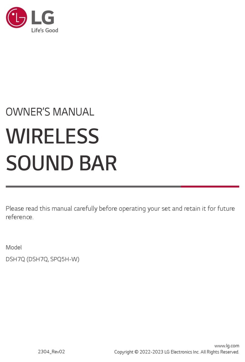 LG DSH7Q User manual