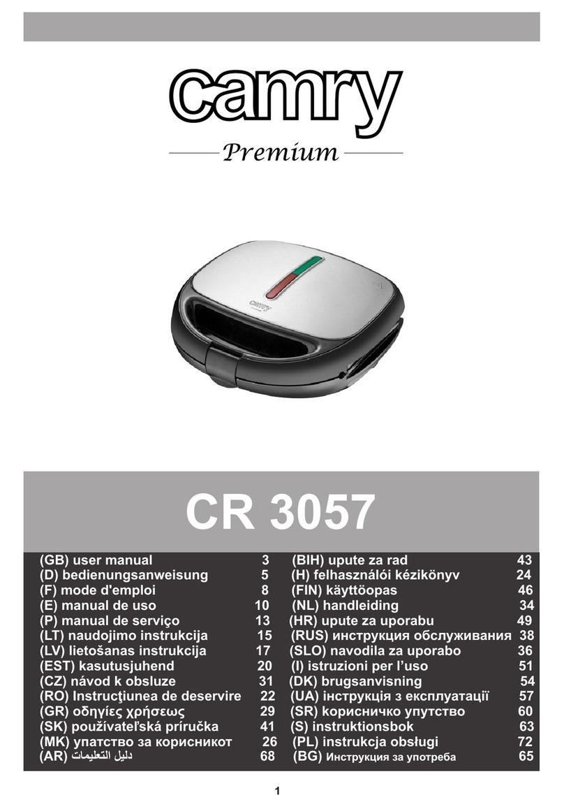 camry CR 3057 User manual camry CR 3057 User manual