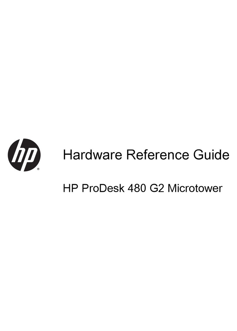 HP ProDesk 480 G2 Hardware reference guide
