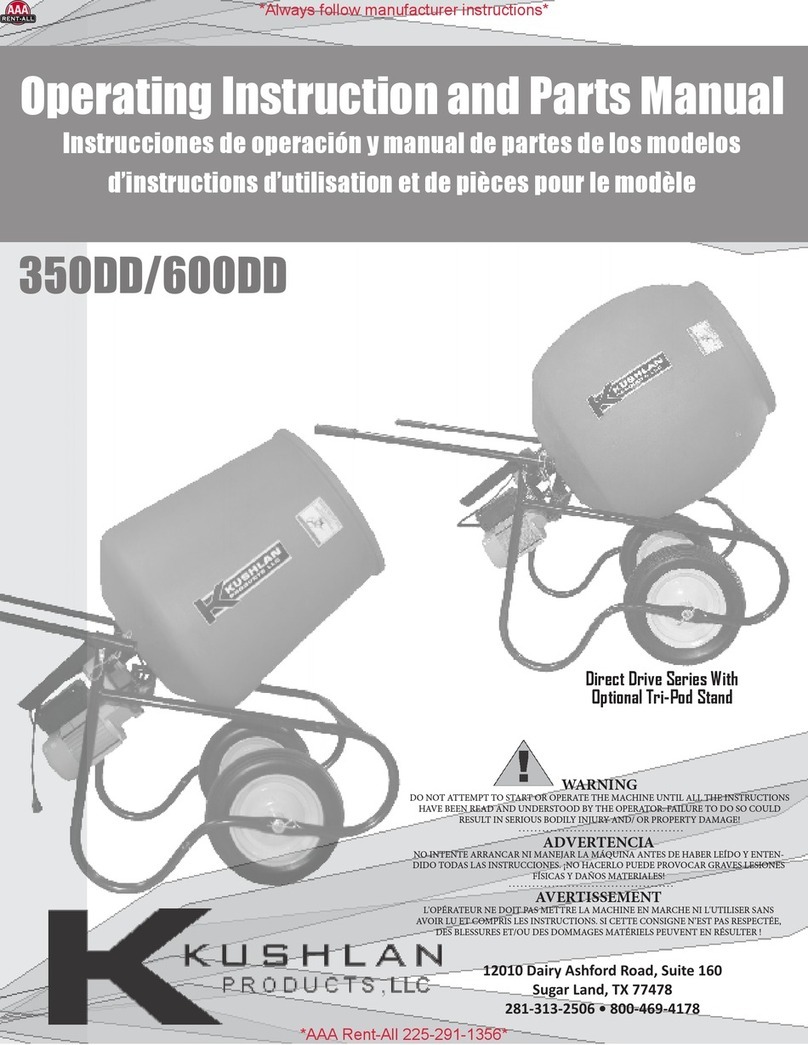 Kushlan Products 350DD Service manual