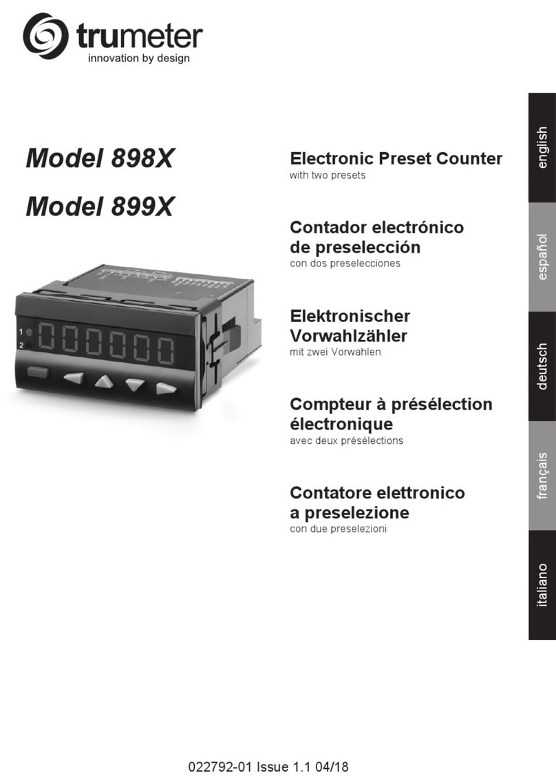 Trumeter 898X manual