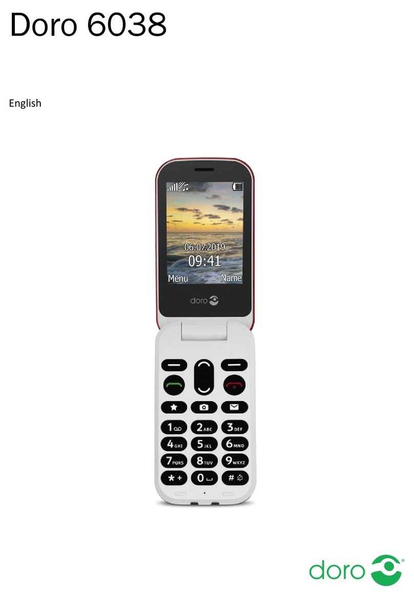 Doro 6038 User manual