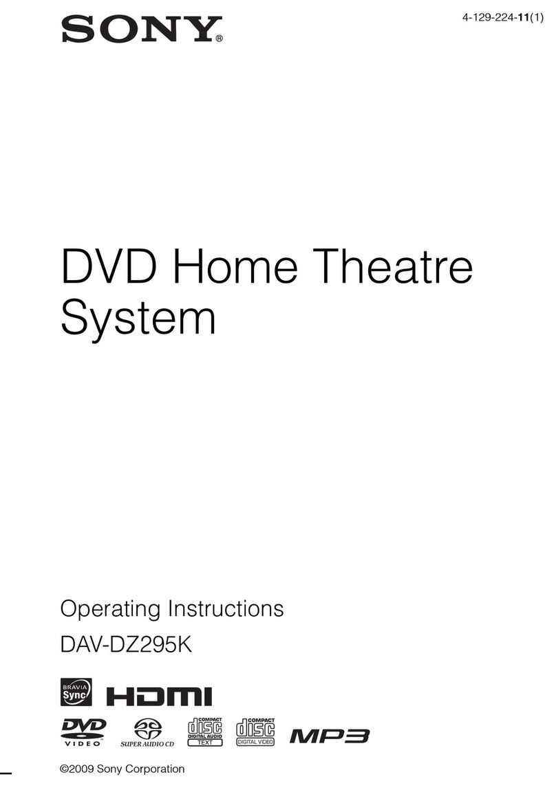 Sony DAV-DZ295K operating instructions