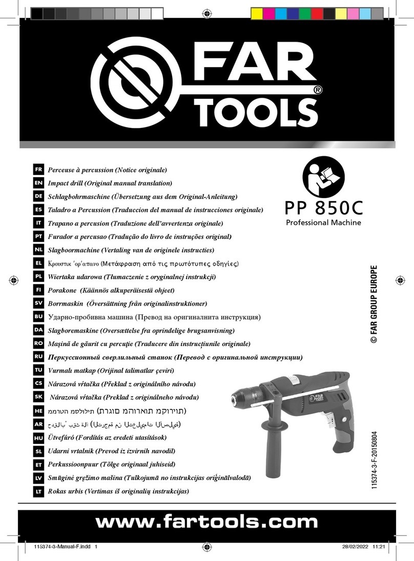 Far Tools PP 850C Original manual translation