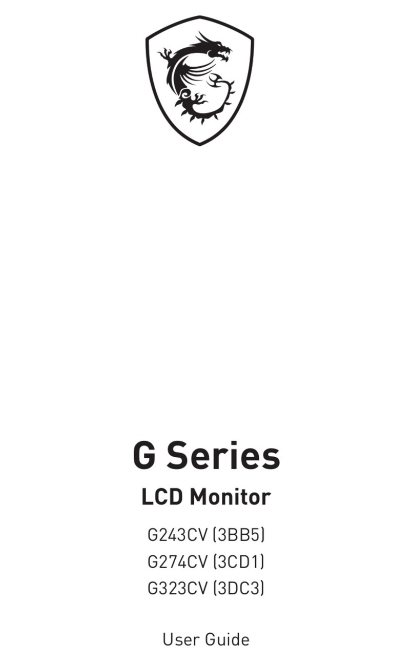 MSI G243CV User manual