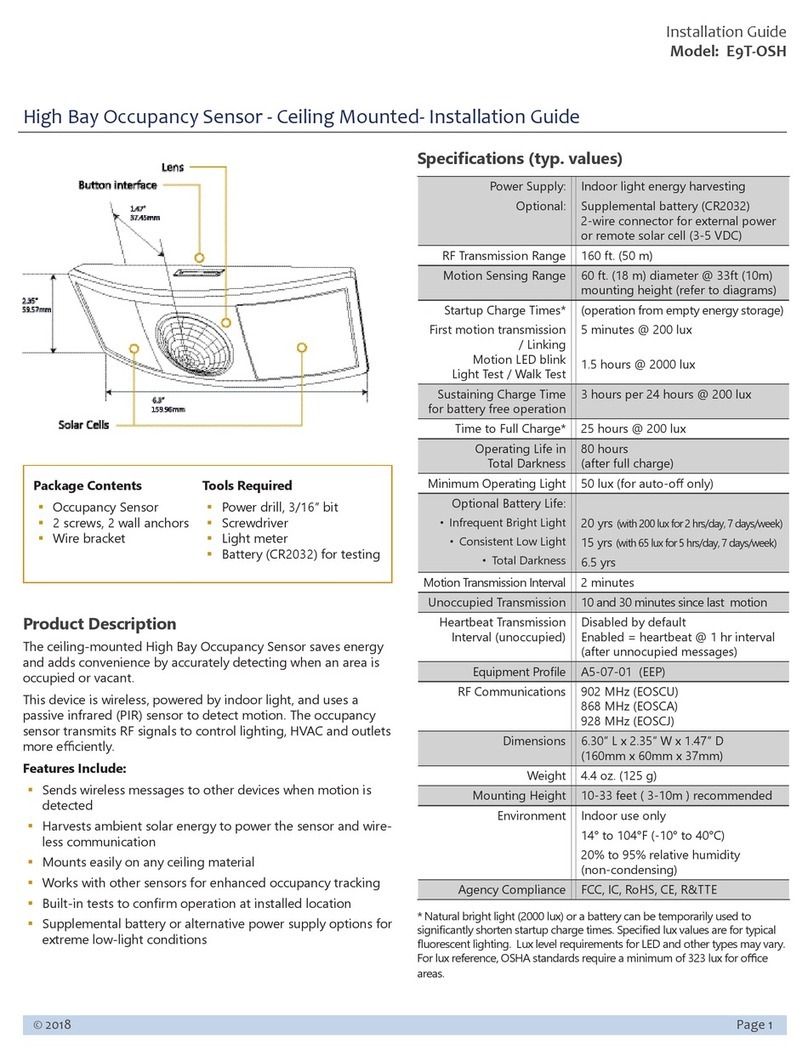 Illumra E9T-OSH User manual