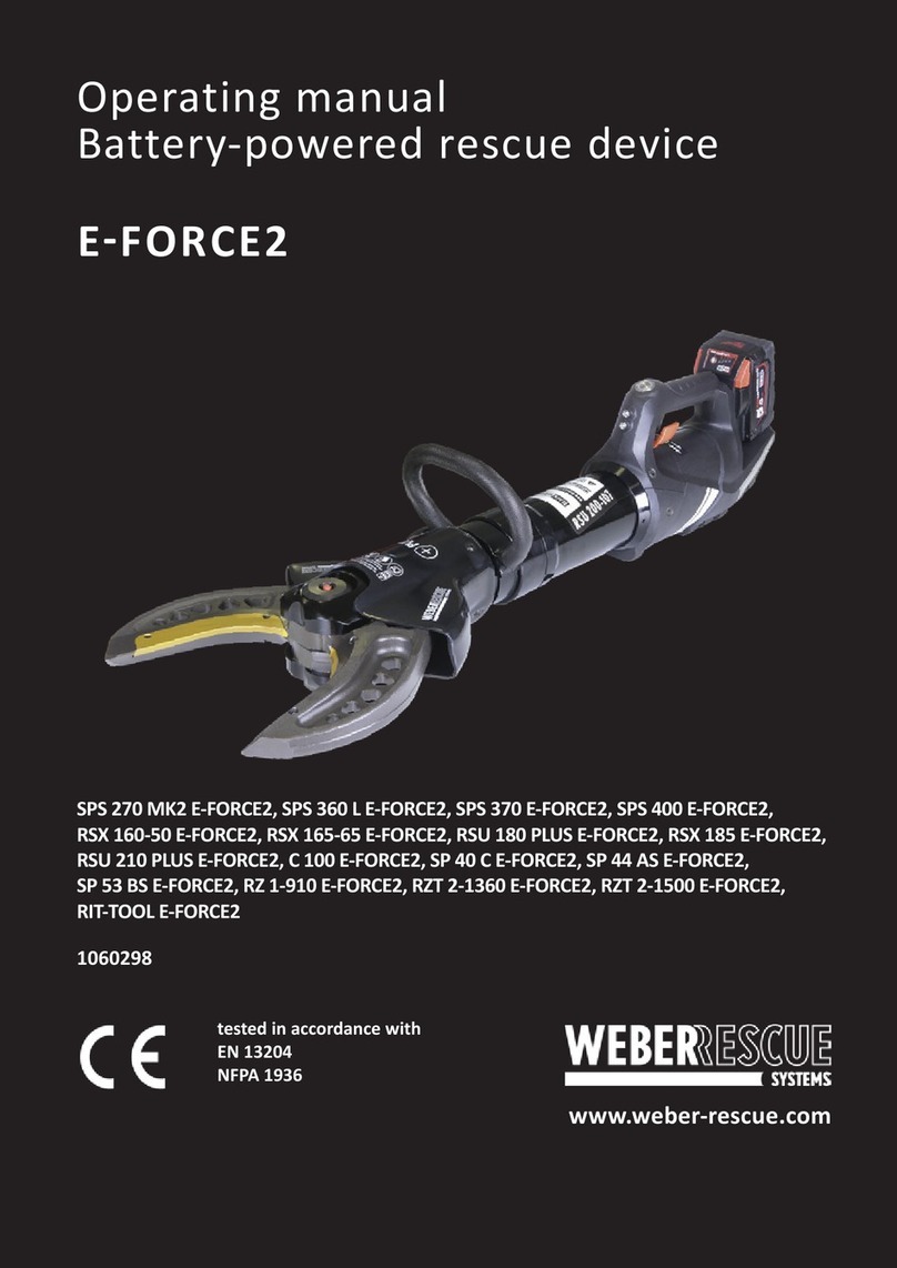Weber Rescue Systems E-FORCE2 operating manual