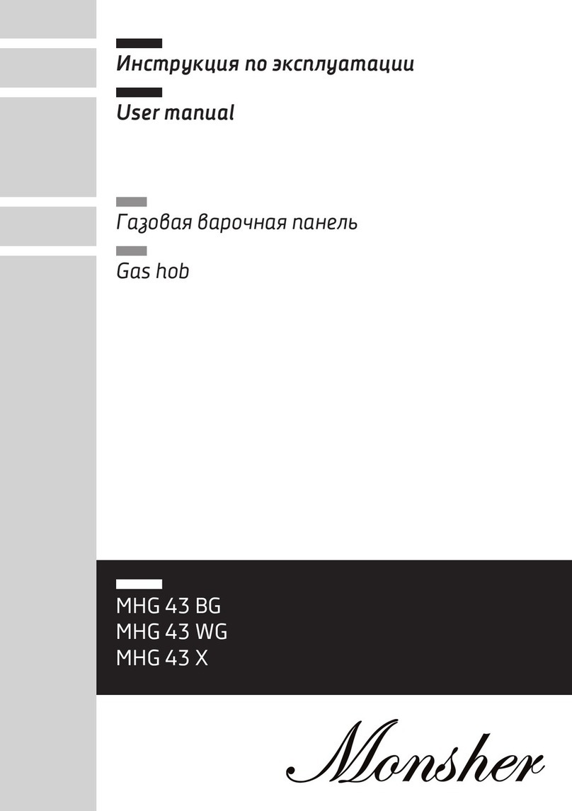 Monsher MHG 43 BG user manual