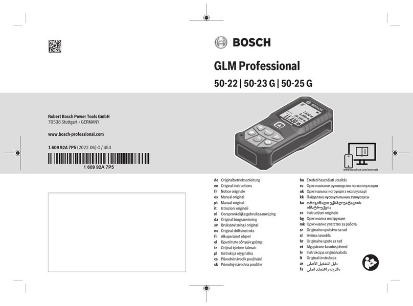 Bosch Professional GLM 50-25 G Original instructions