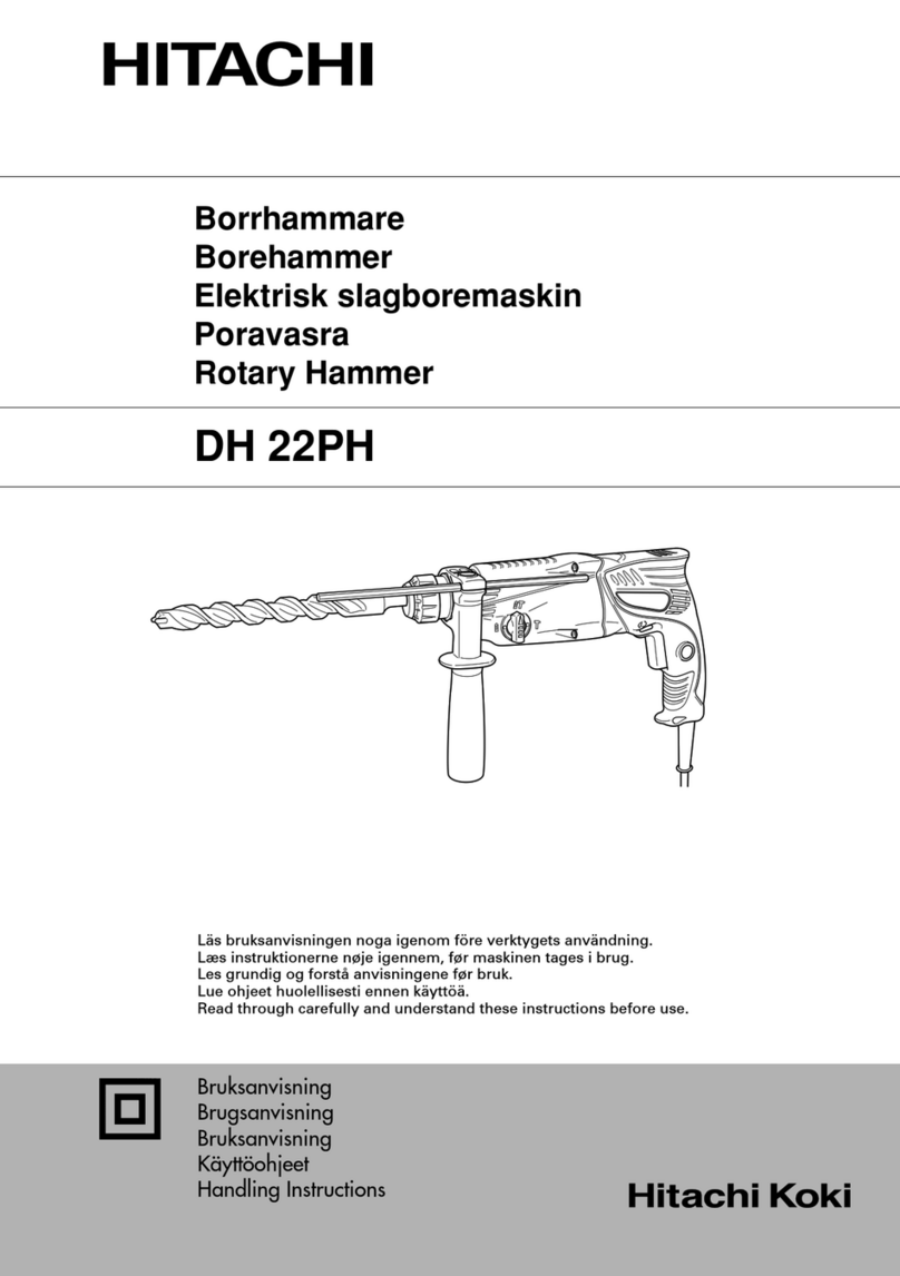 Hitachi DH 22PH User manual