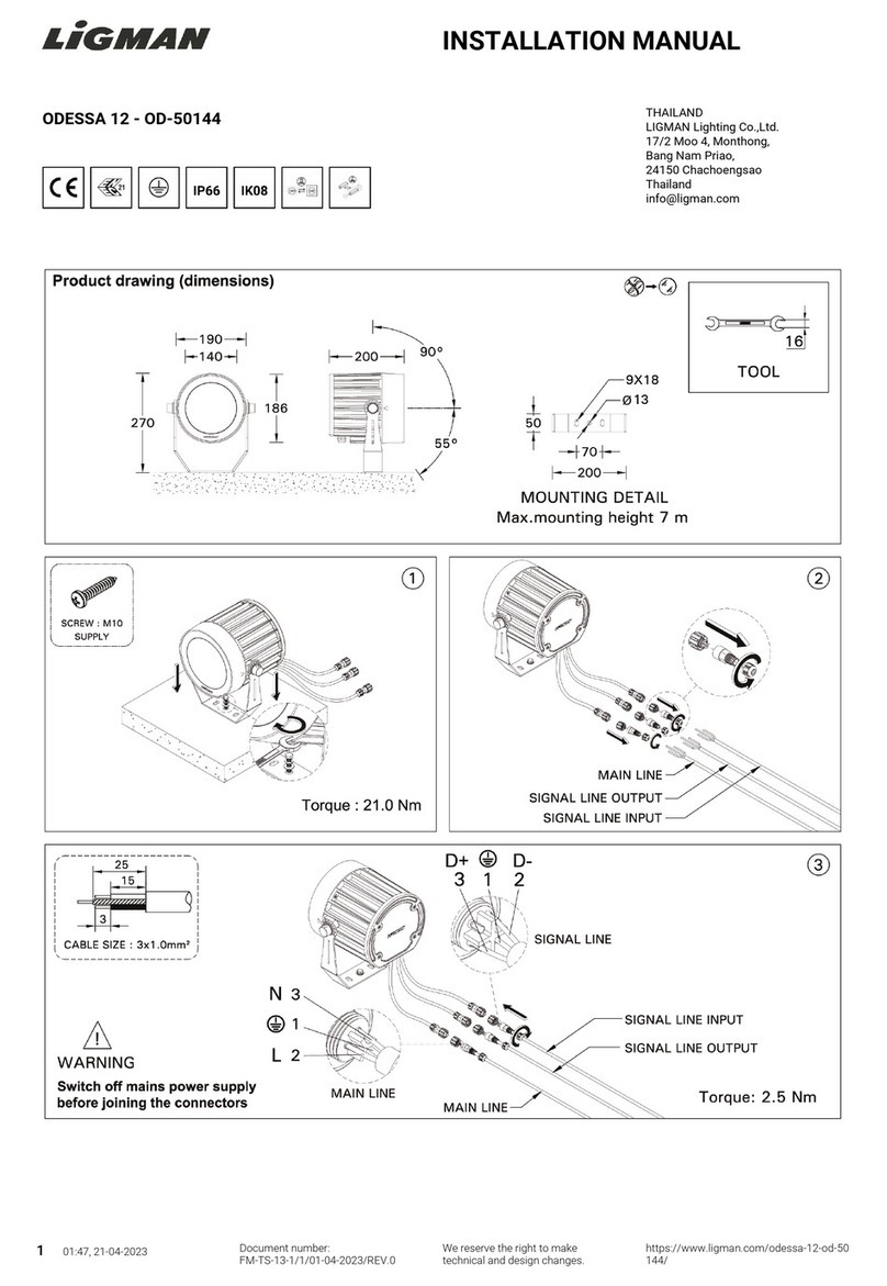 LIGMAN OD-50144 User manual LIGMAN OD-50144 User manual