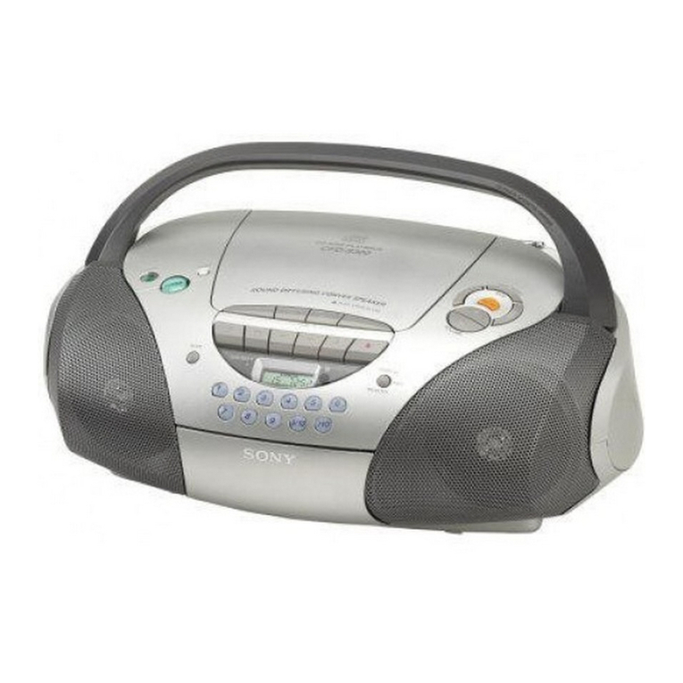 Sony CFD-S300L User manual