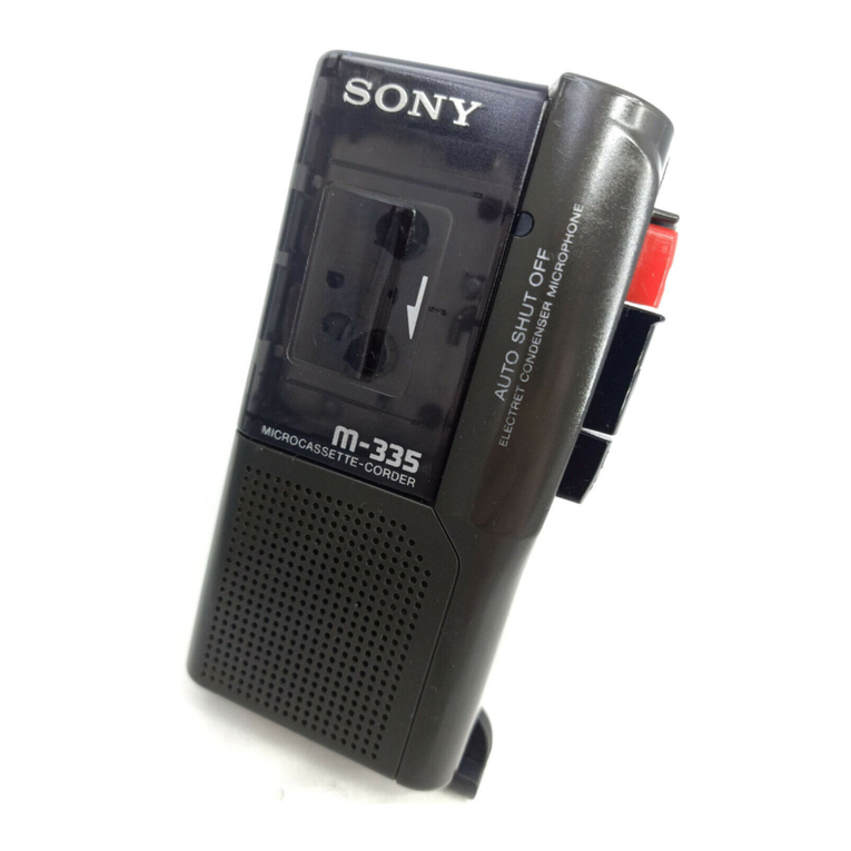 Sony M-335 User manual