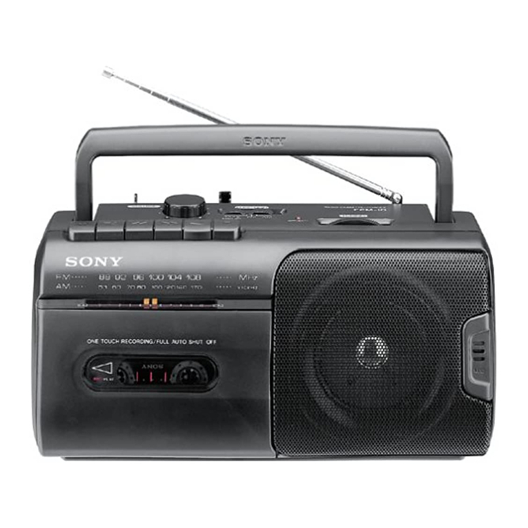 Sony CFM-10 Operating Instructions  (primary... User manual