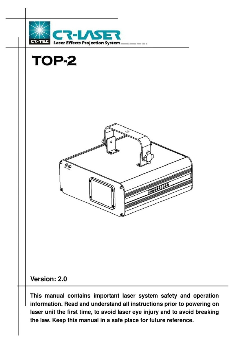 CR-Tec CR-LASER TOP-2 user manual