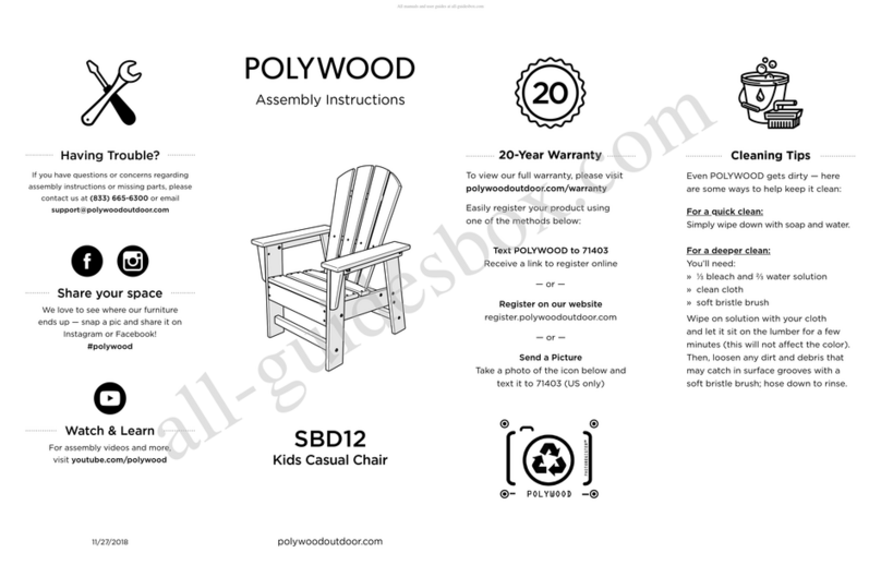 Polywood SBD12 User manual