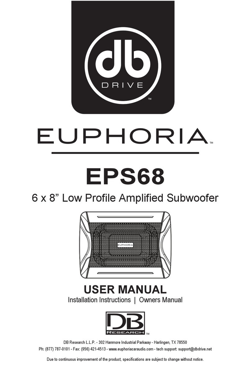 DB Research DB Drive Euphoria EPS68 user manual