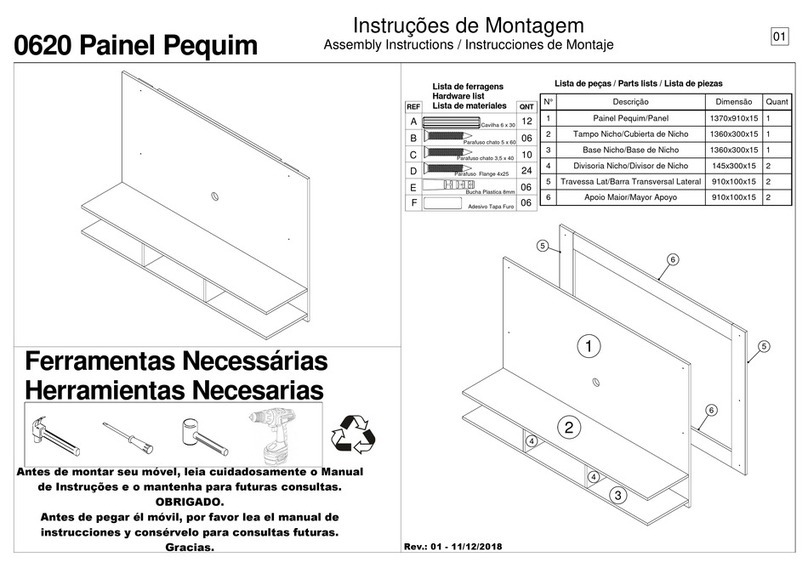 Panorama Moveis 0620 User manual Panorama Moveis 0620 User manual