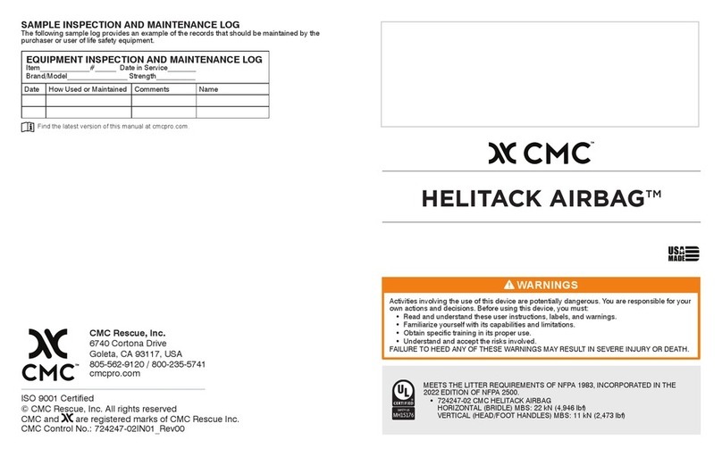 CMC HELITACK AIRBAG User manual