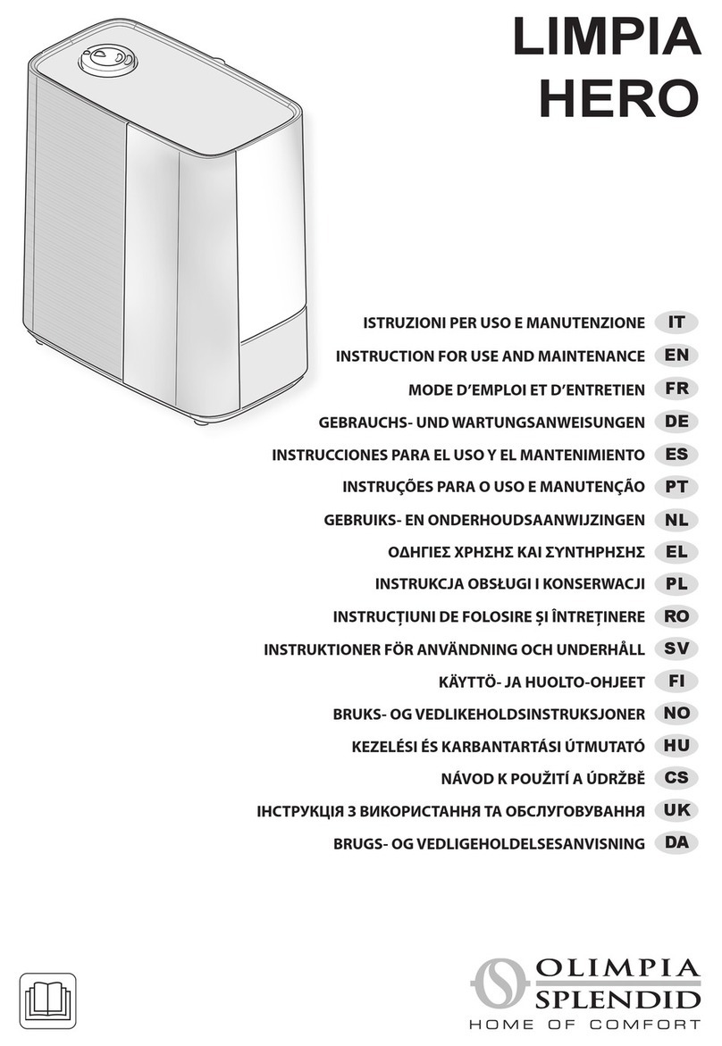 Olimpia splendid LIMPIA HERO Specification sheet