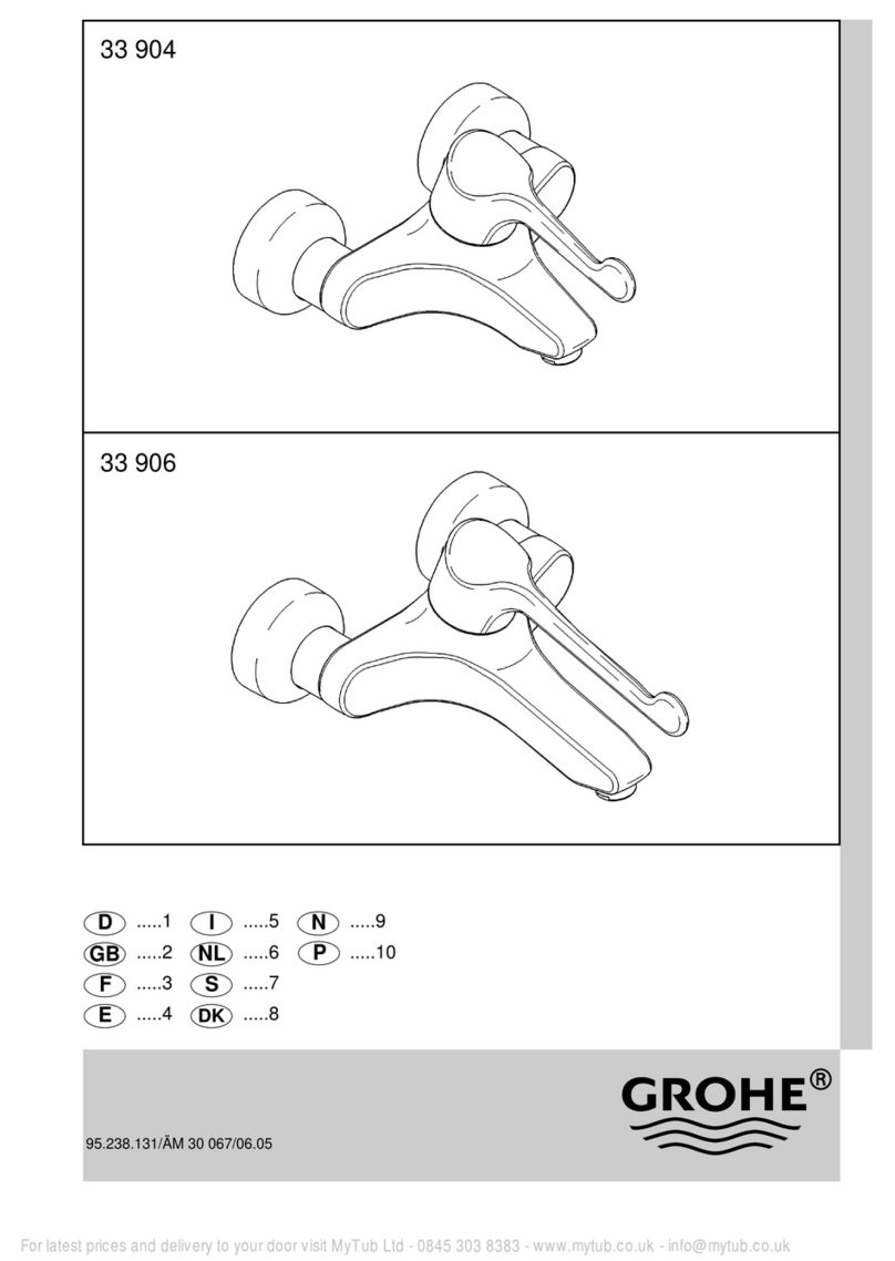 Grohe 33 904 manual