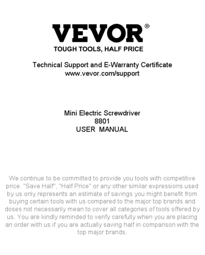 VEVOR 8801 user manual