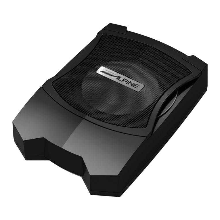 Alpine PWE-V80 User manual Alpine PWE-V80 User manual