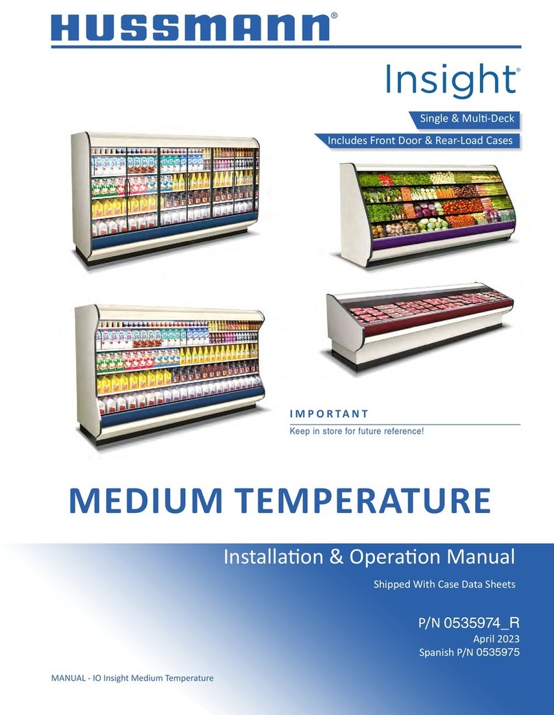 Hussmann Insight ID6SUR Installation & operation manual