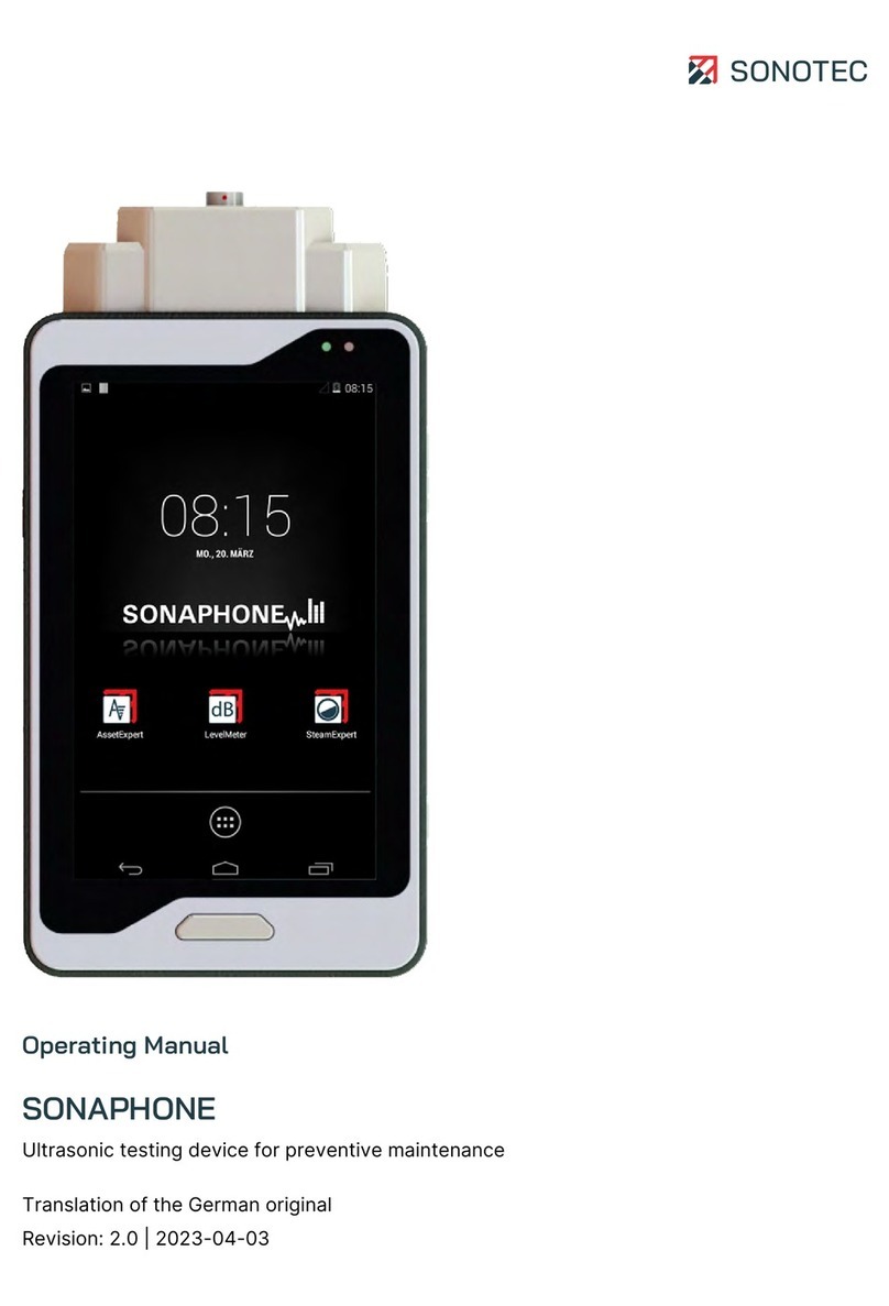 Sonotec Sonaphone operating manual Sonotec Sonaphone operating manual