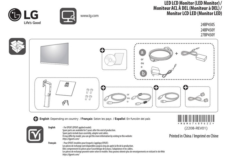 LG 24BP450Y User manual