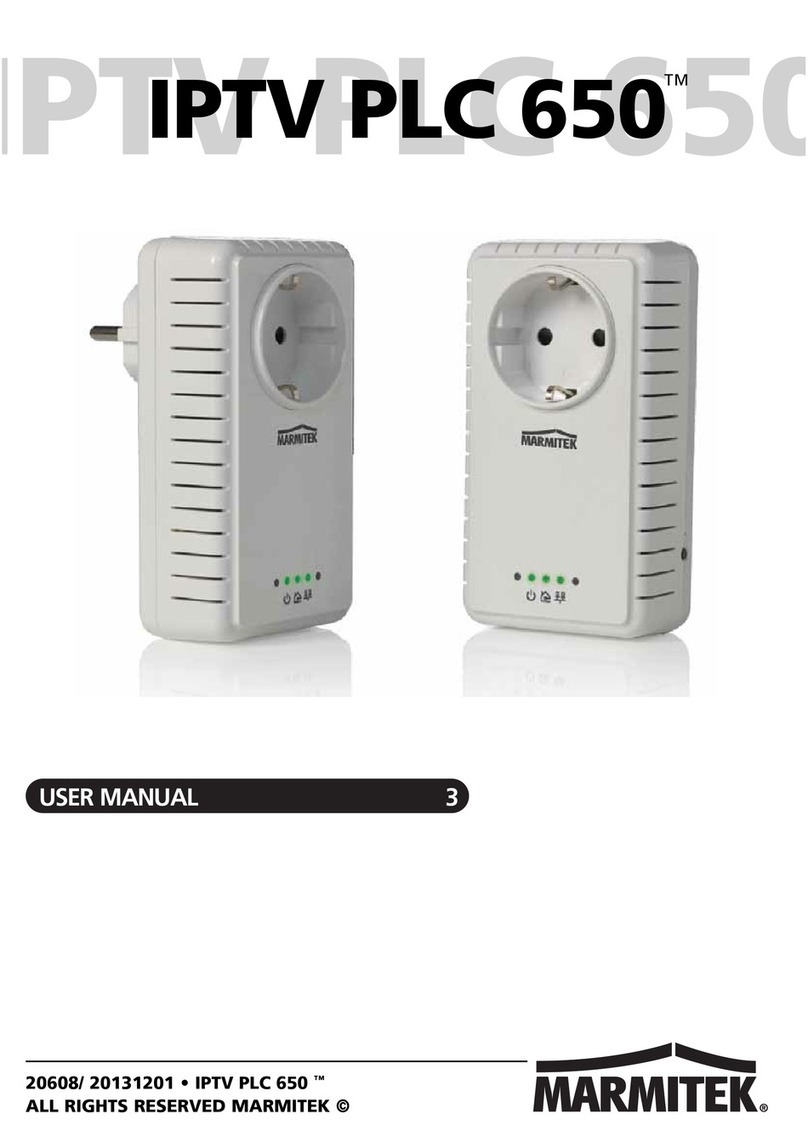 Marmitek IPTV PLC 650 user manual