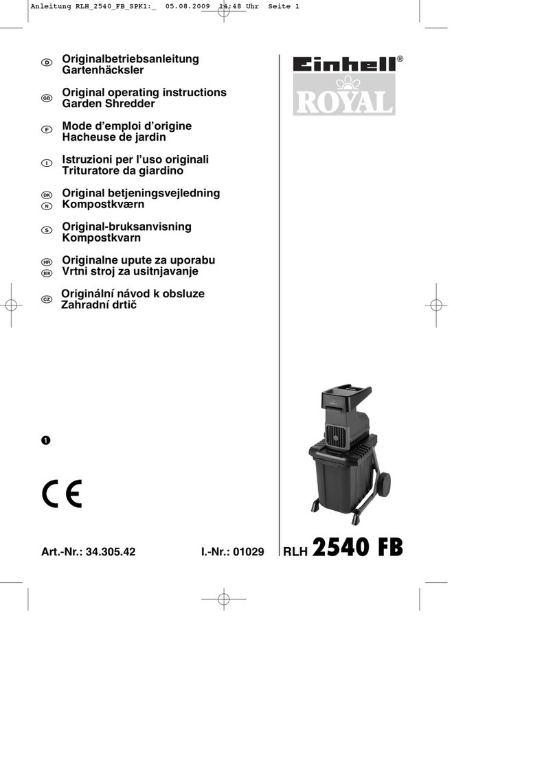 EINHELL ROYAL RLH 2540 FB operating instructions