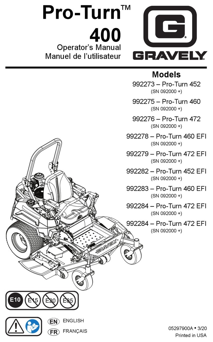 Gravely Pro-Turn 400 Series Operator's manual