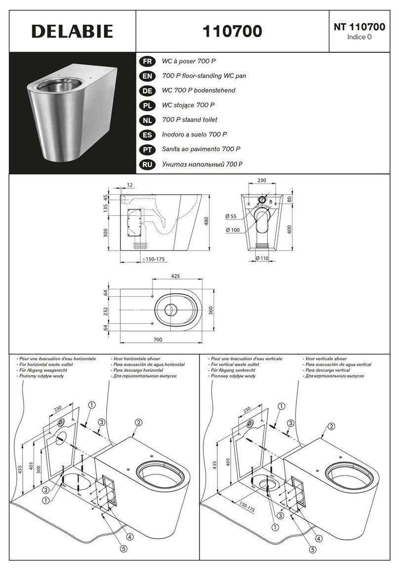 Delabie 700 P quick start guide Delabie 700 P quick start guide