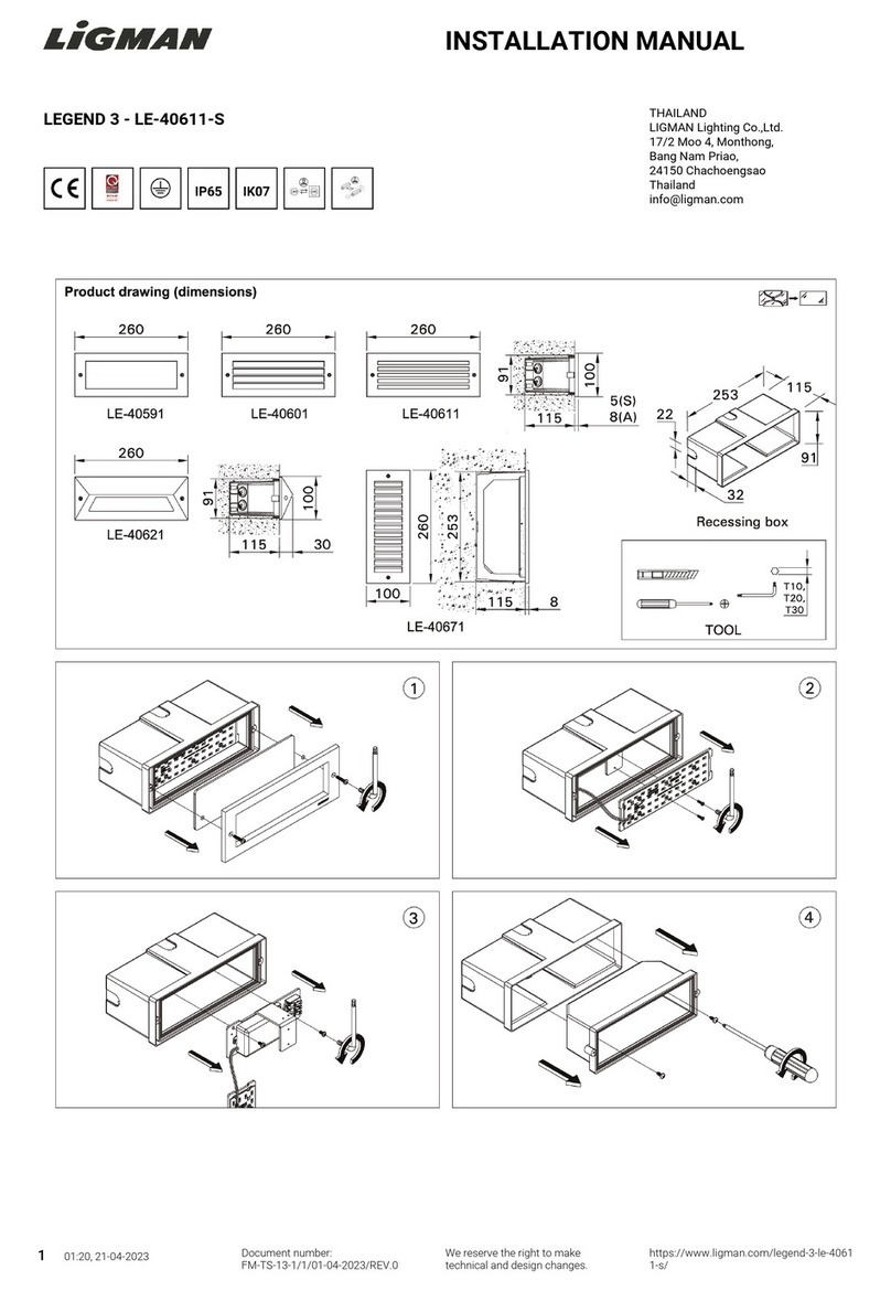 LIGMAN LE-40611-S installation manual