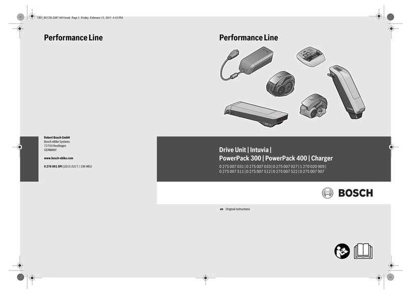 Bosch 1 270 020 909 User manual