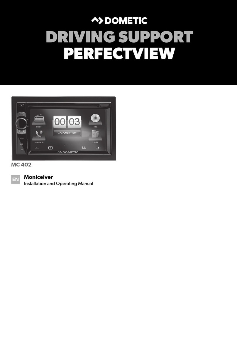 Dometic 9600000350 Installation and operating manual
