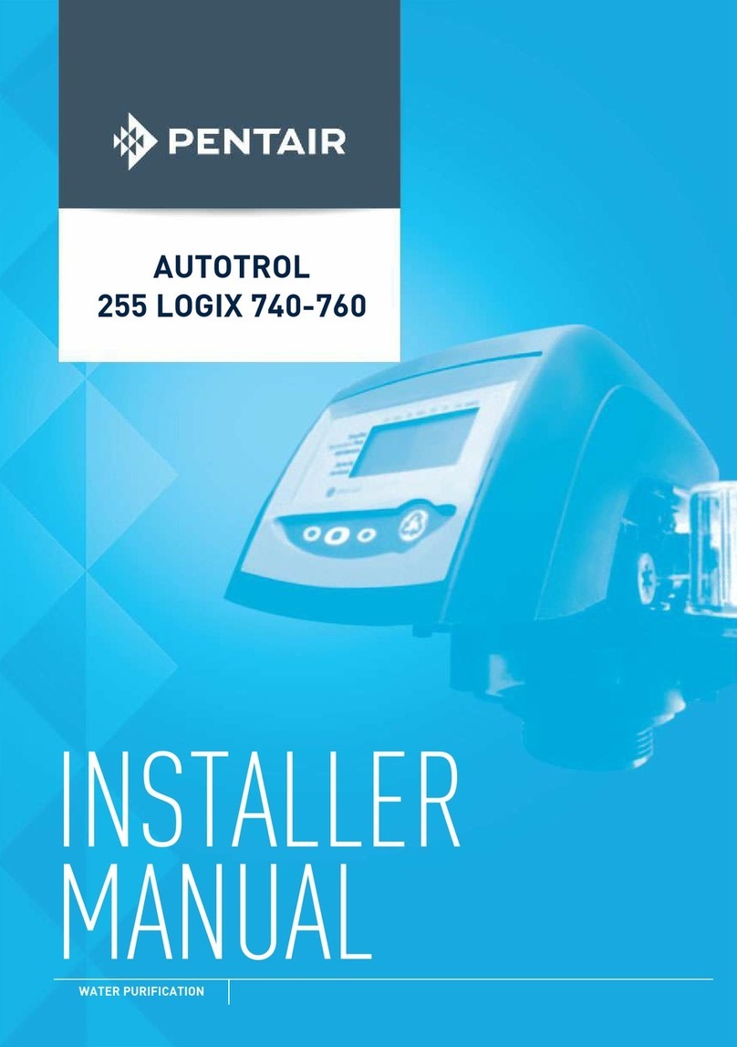 Pentair Autotrol 255 Logix 740-760 User guide