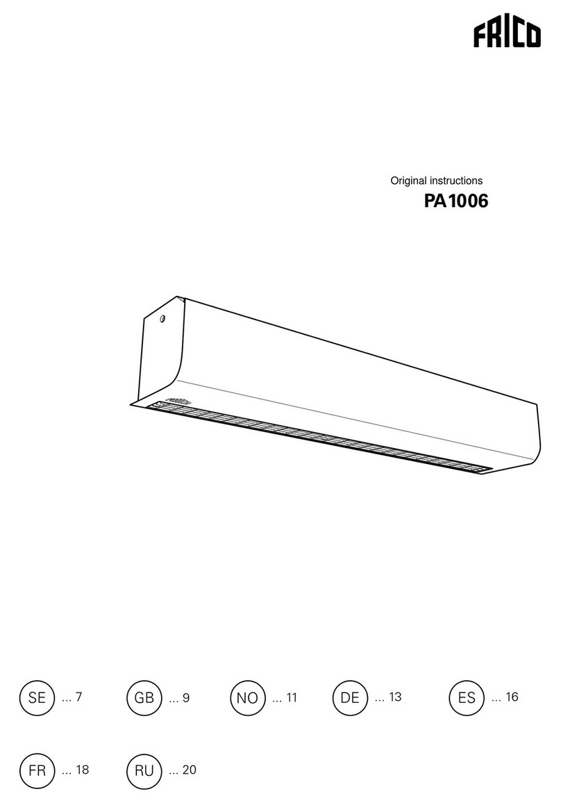 Frico PA1006 User manual