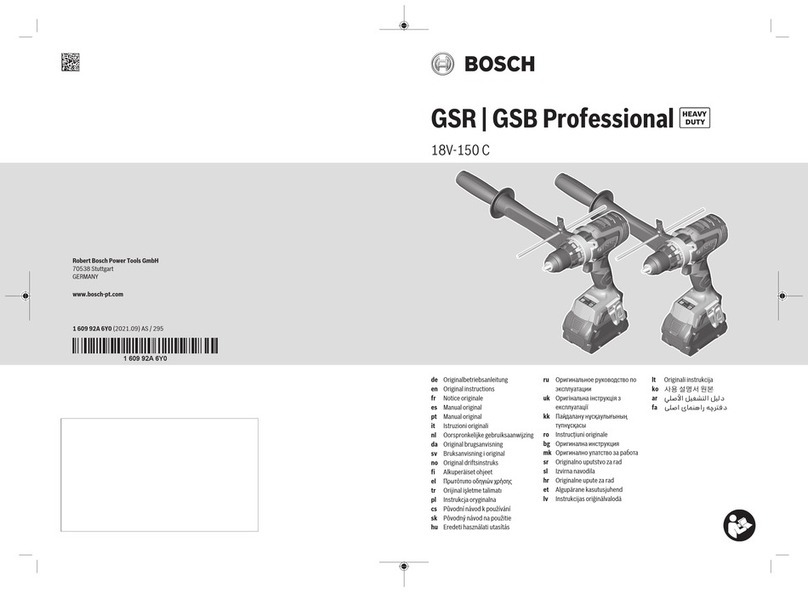 Bosch 06019J5101 User manual
