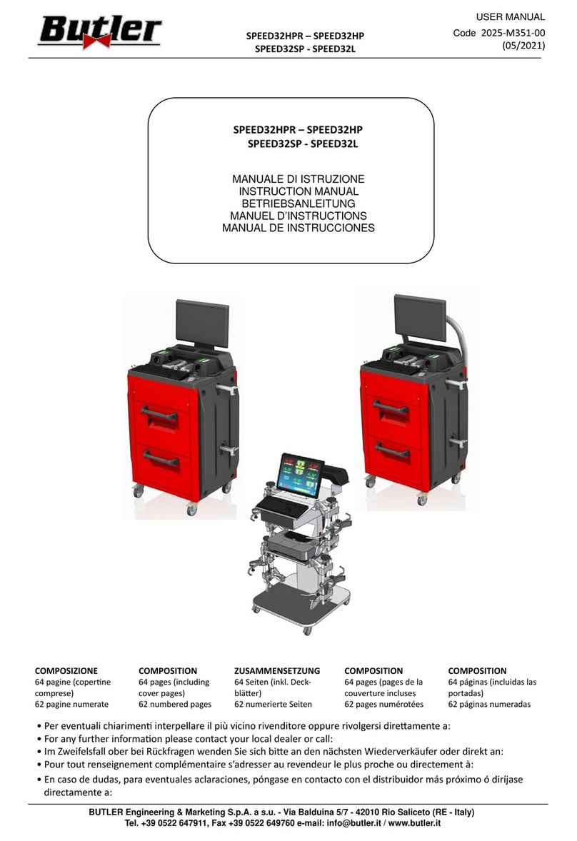 Butler SPEED32HPR instruction manual