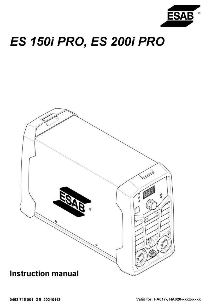 ESAB ES 150i PRO instruction manual ESAB ES 150i PRO instruction manual