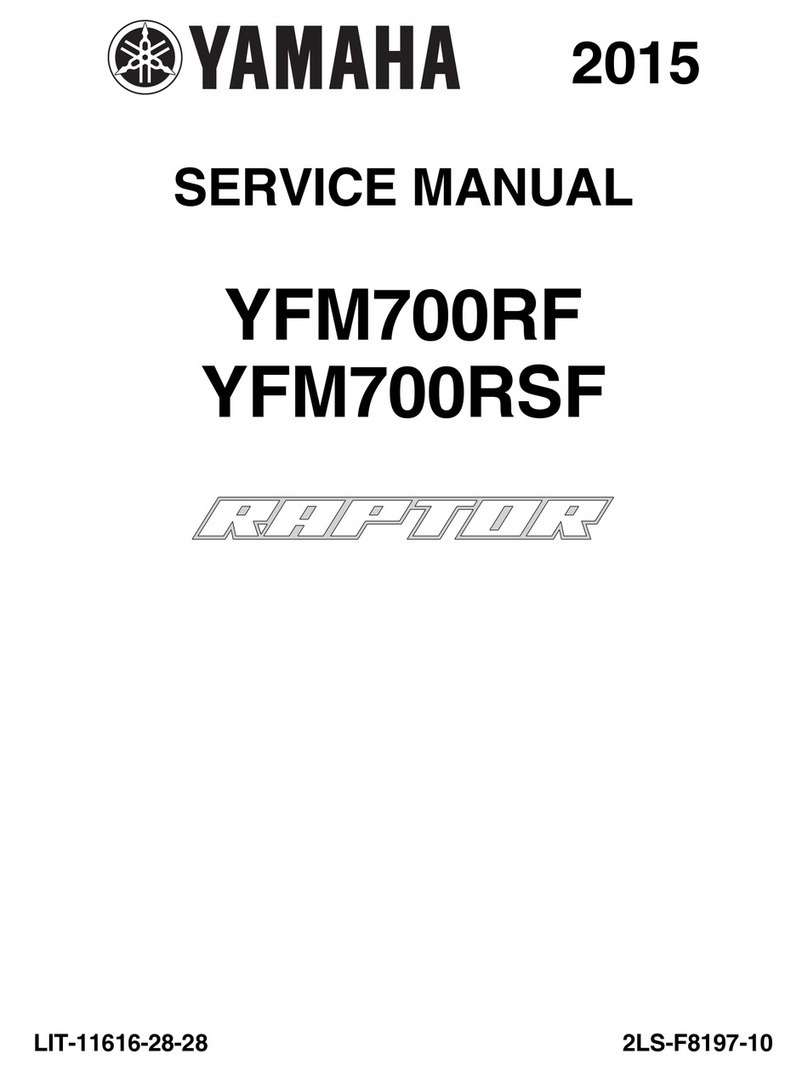 Yamaha RAPTOR YFM700RF 2015 Service manual