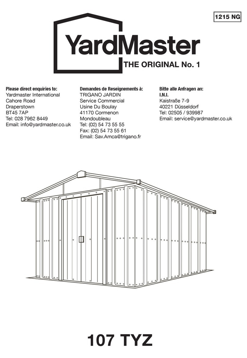 Yardmaster 107 TYZ User manual